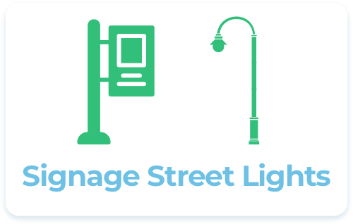 Signage Street Lights